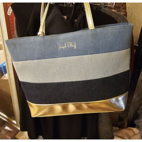 JOSEPH RIBCOFF DENIM TOTE - Picture 2 of 6